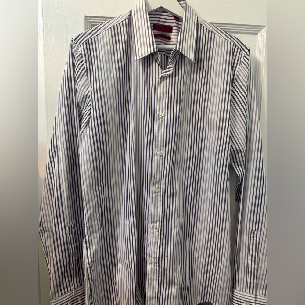Hugo Boss Classic Striped Men's Shirt